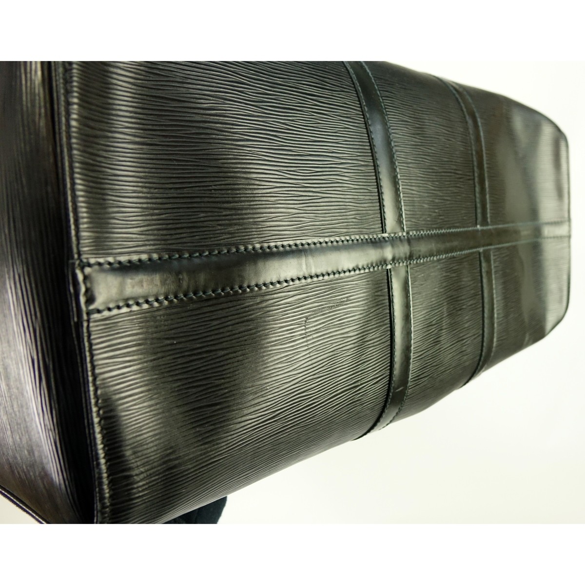 Louis Vuitton Black Epi Leather Keepall 50