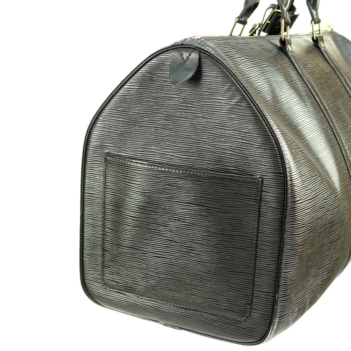 Louis Vuitton Black Epi Leather Keepall 50
