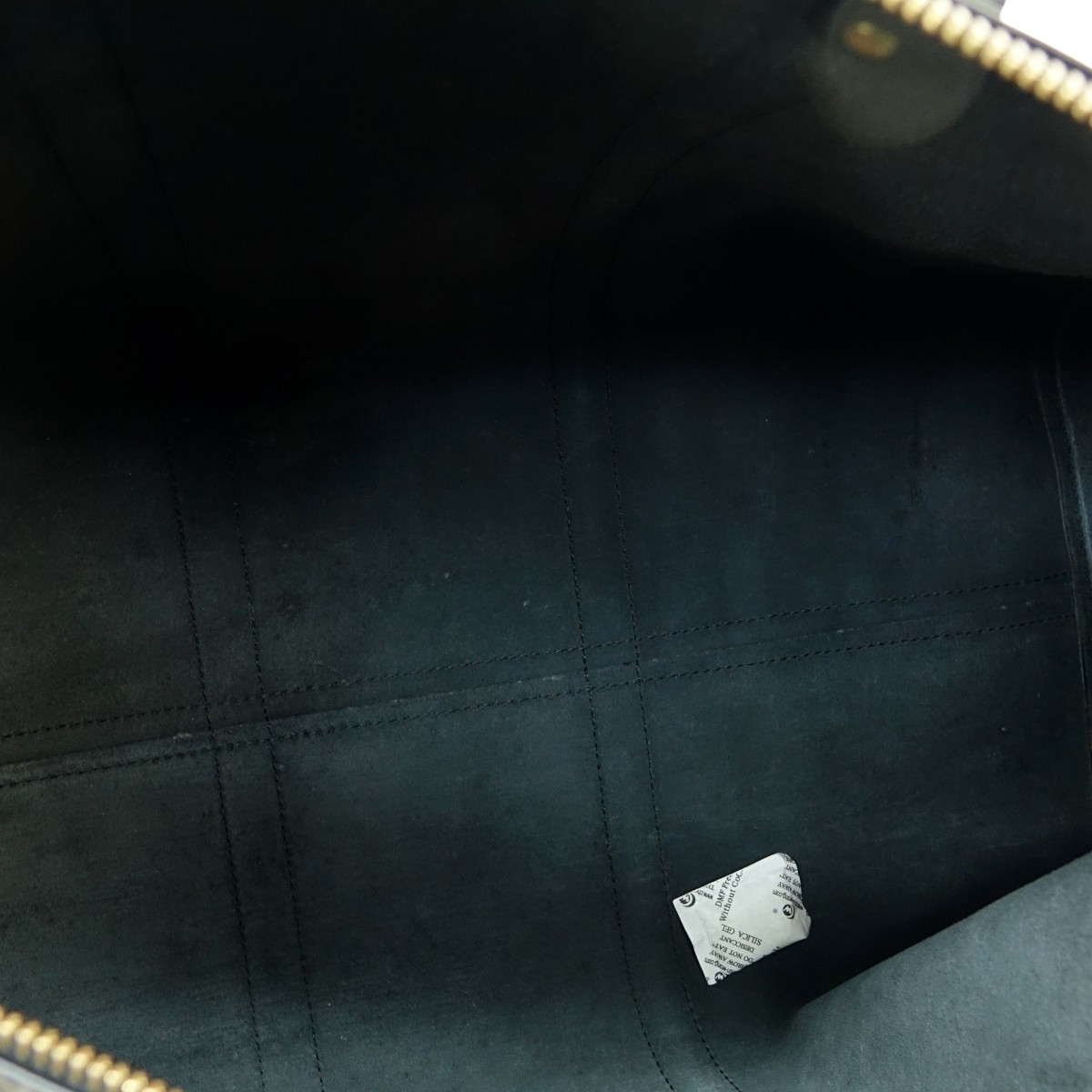 Louis Vuitton Black Epi Leather Keepall 50