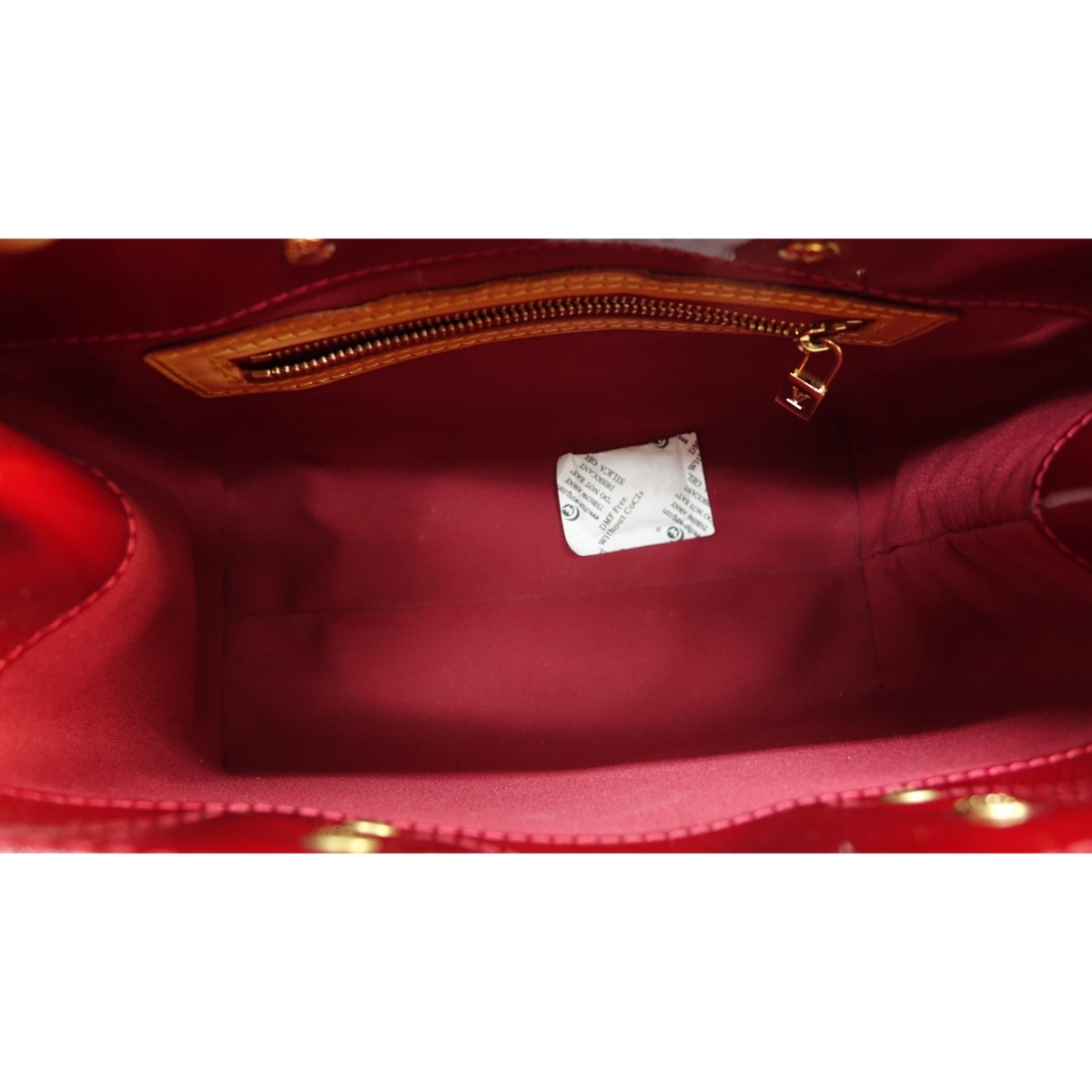 Louis Vuitton Dark Red Monogram Vernis Reade PM