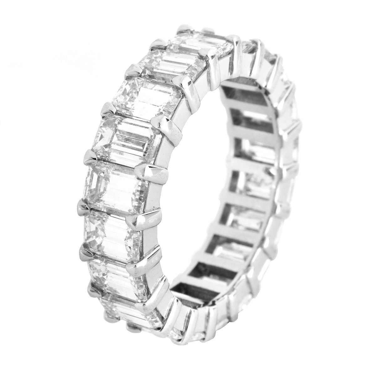 Diamond and Platinum Eternity Band