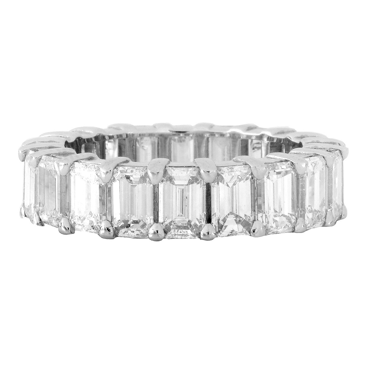 Diamond and Platinum Eternity Band