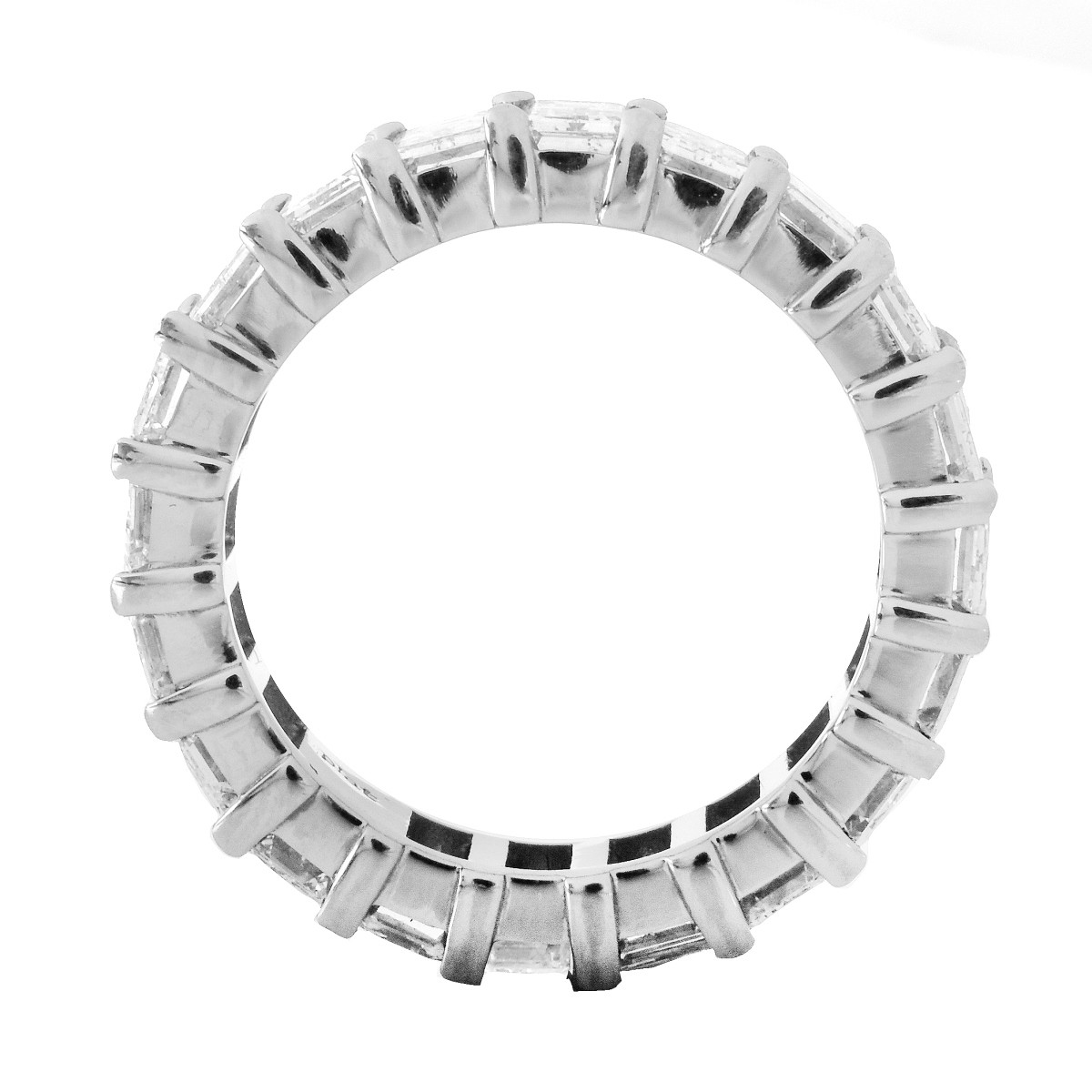 Diamond and Platinum Eternity Band