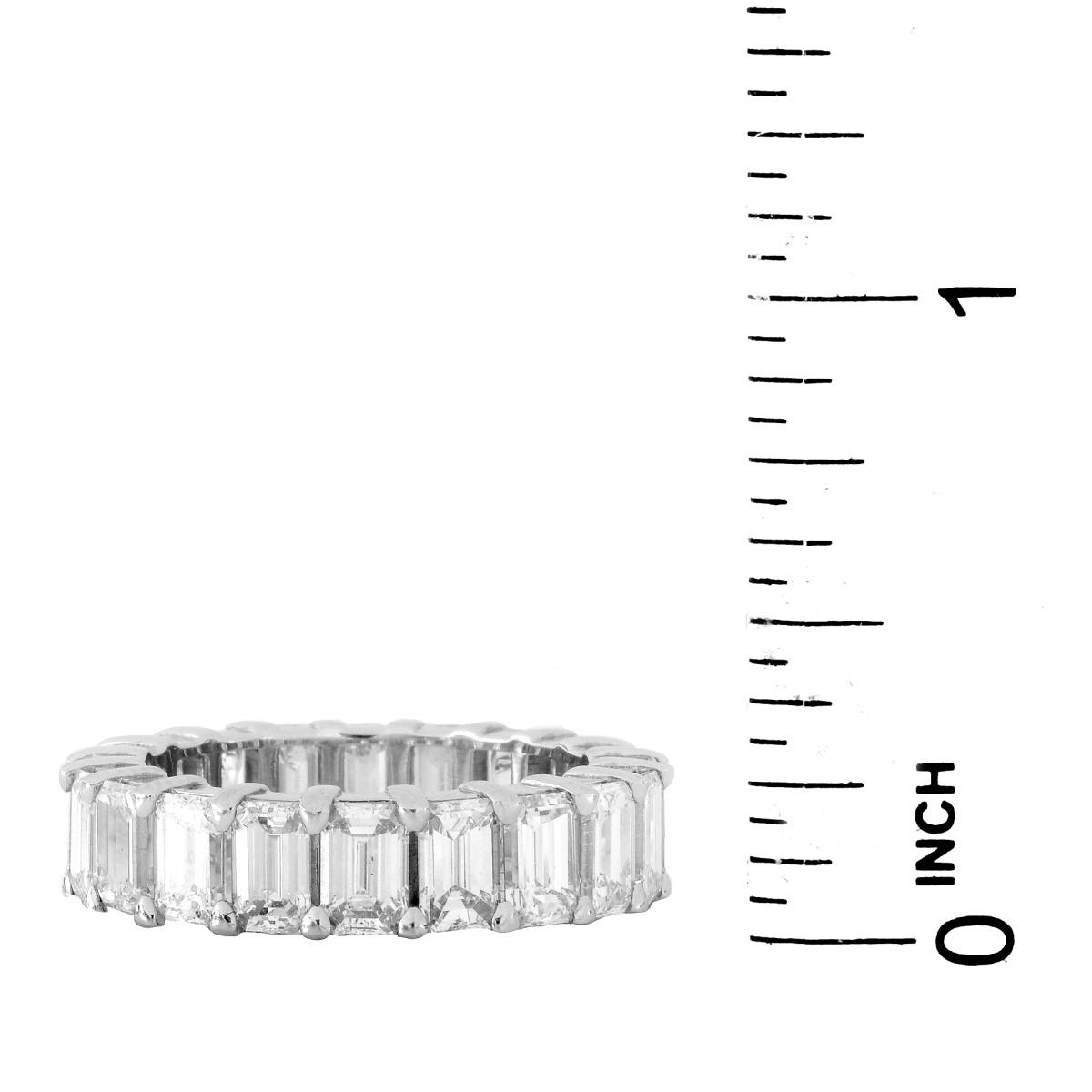 Diamond and Platinum Eternity Band