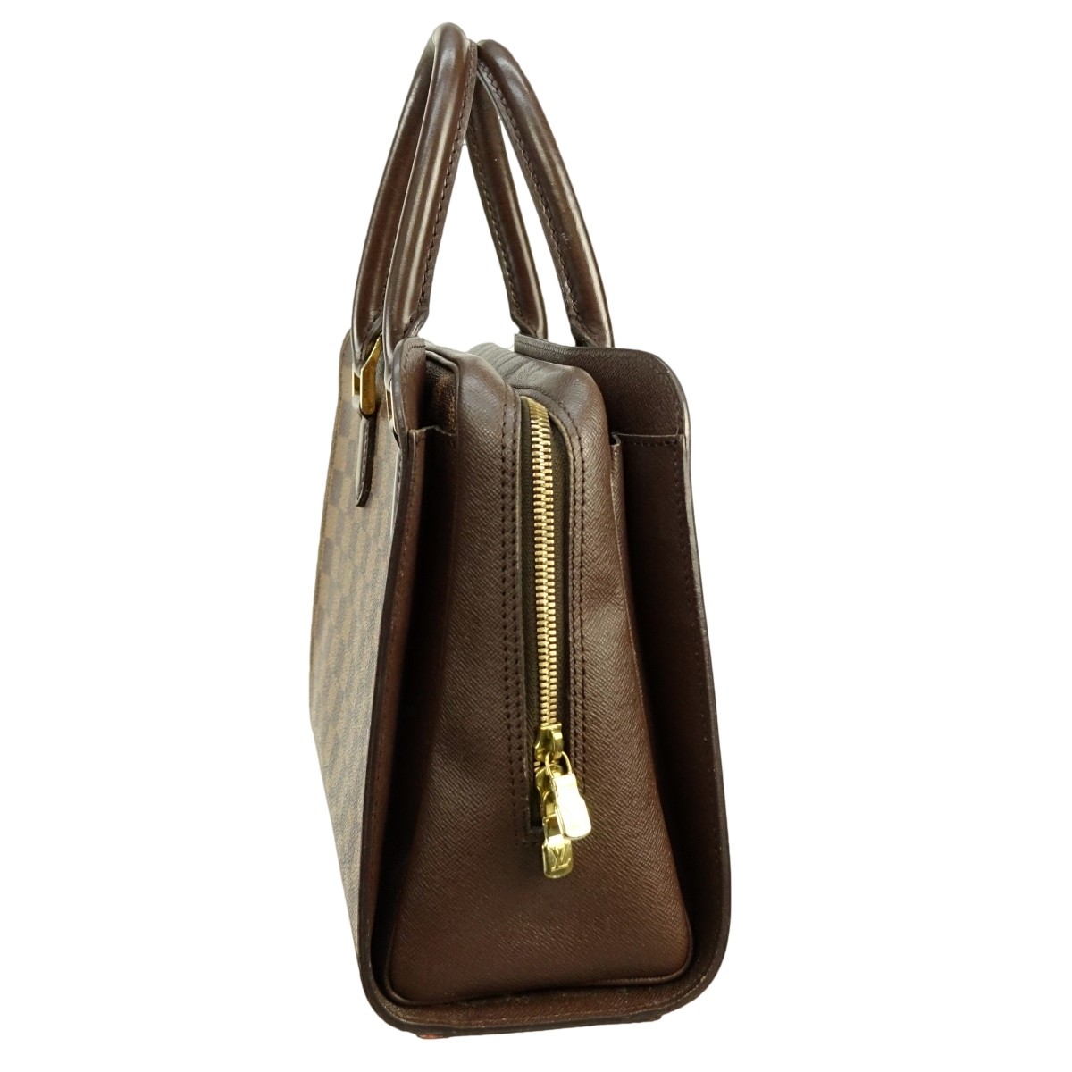 Louis Vuitton Brown Canvas Damier Ebene Triana Bag