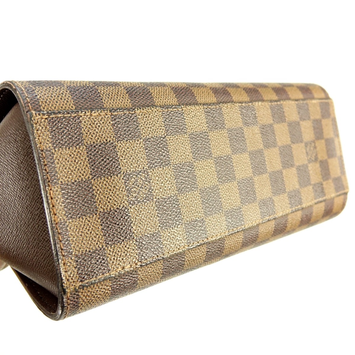 Louis Vuitton Brown Canvas Damier Ebene Triana Bag