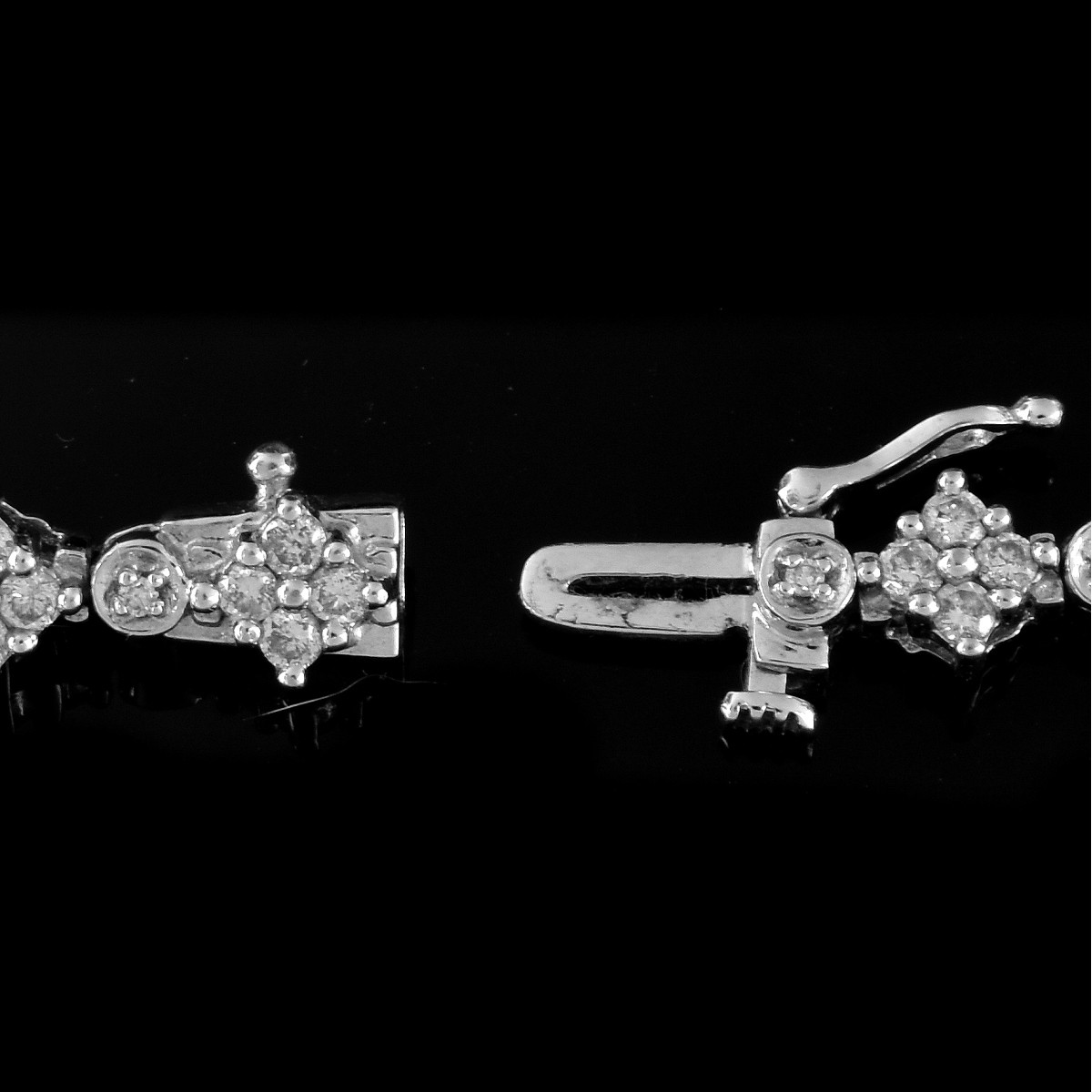 Diamond and 14K Gold Bracelet
