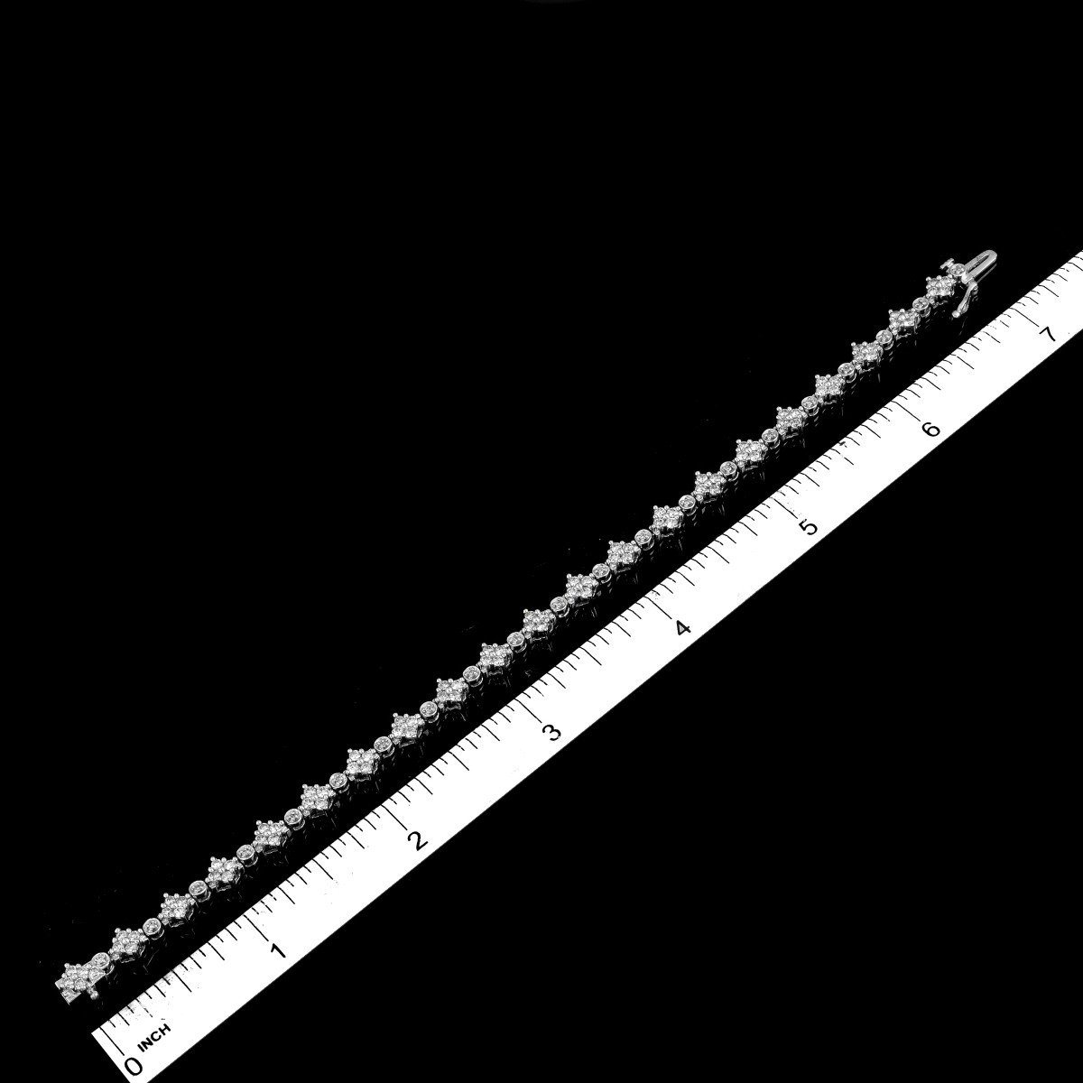 Diamond and 14K Gold Bracelet