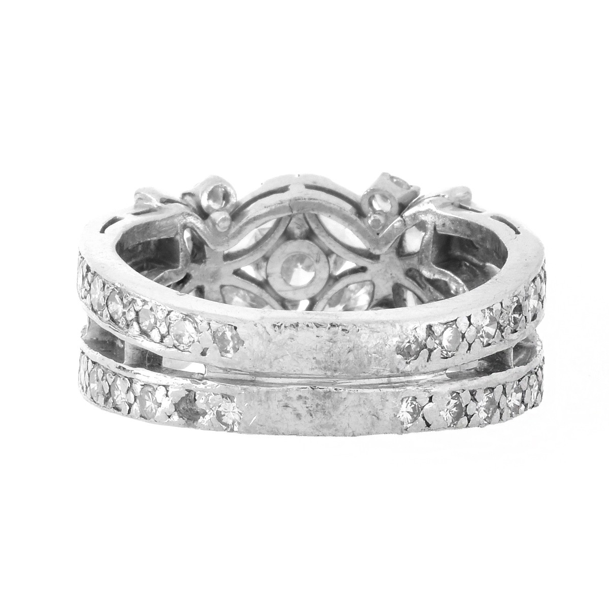 Diamond and Platinum Ring