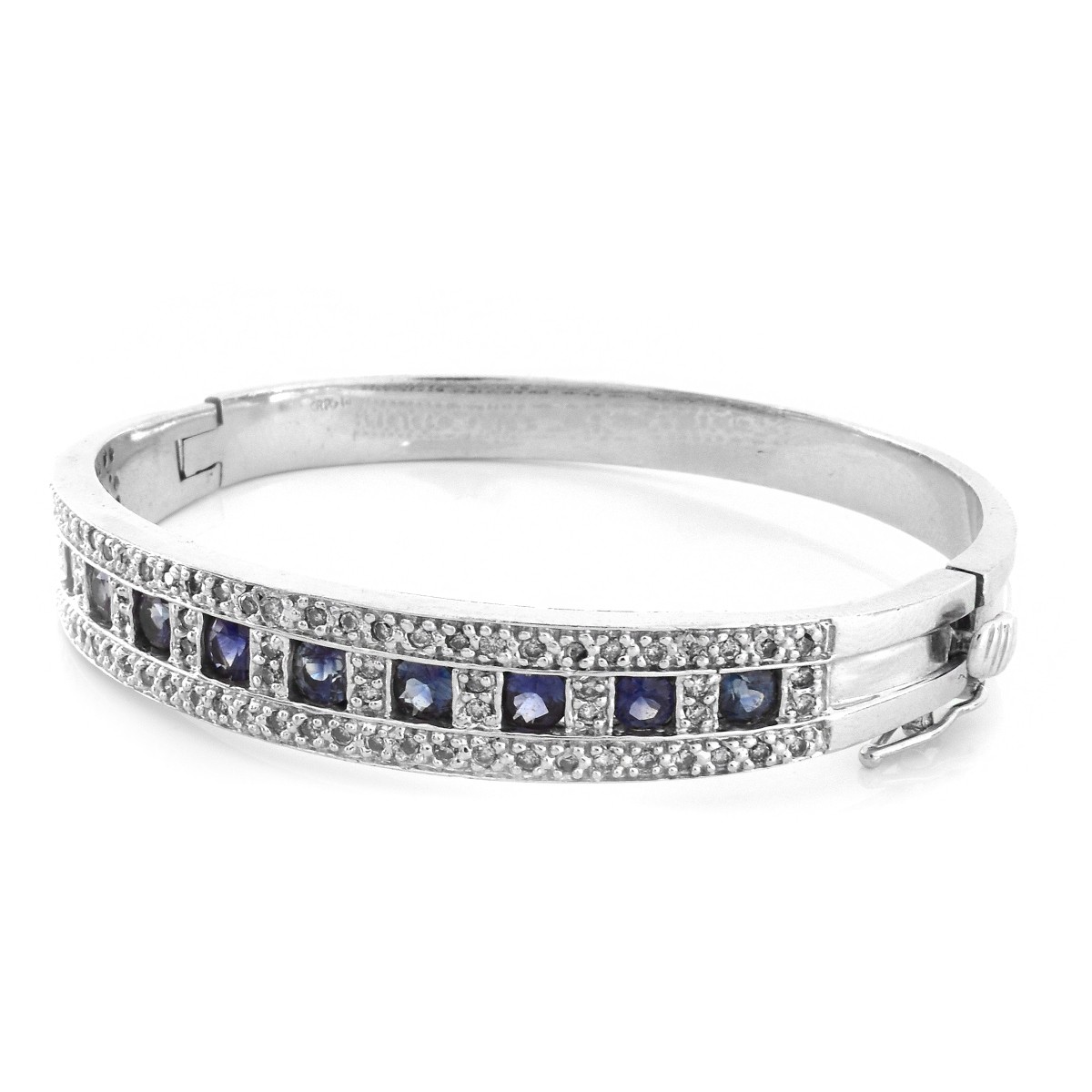 Sapphire, Diamond and 14K Gold Bracelet