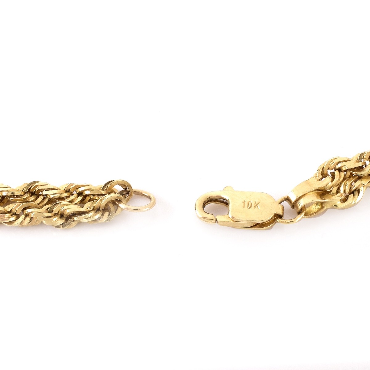 Diamond and 10K Gold Necklace
