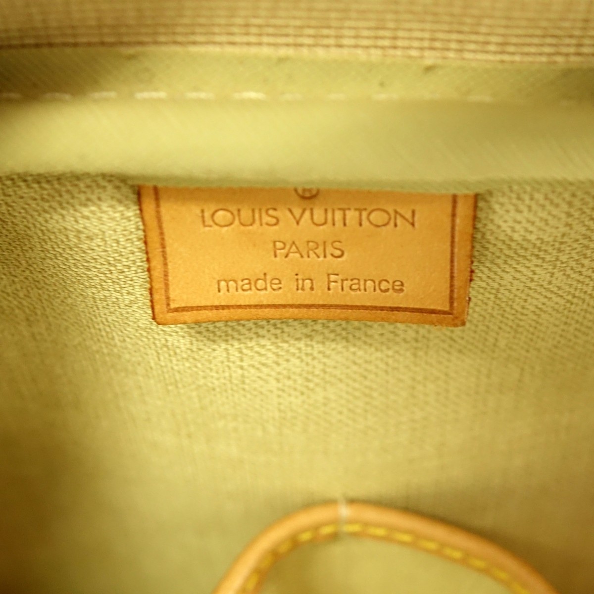 Louis Vuitton Brown Canvas Monogram Deauville Bag