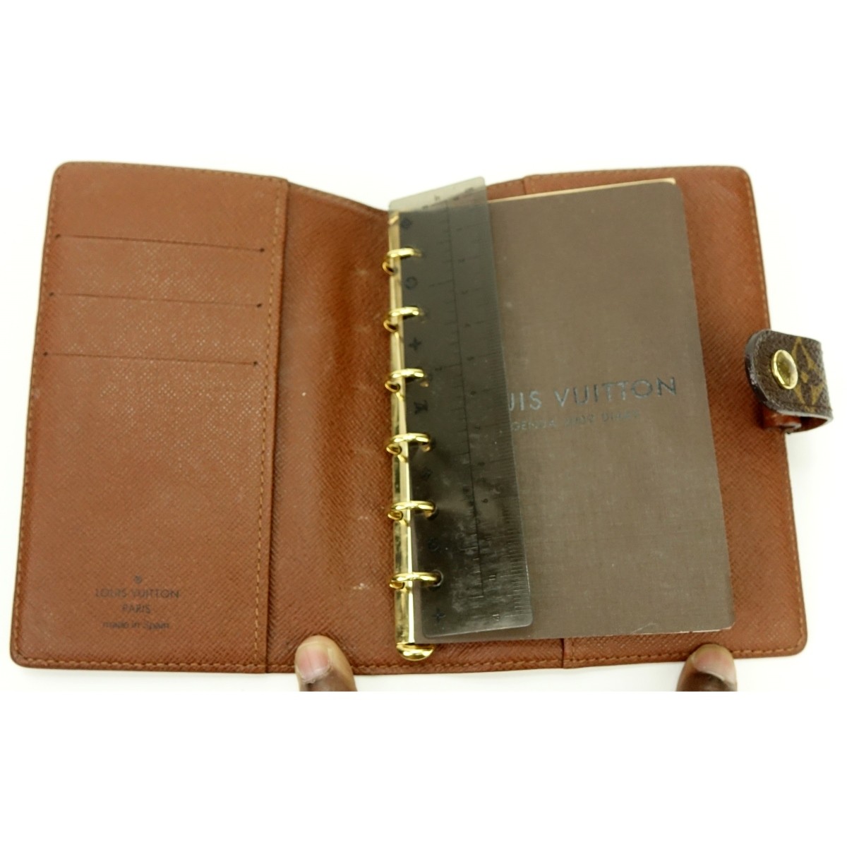 Louis Vuitton Brown Canvas Monogram Agenda Cover