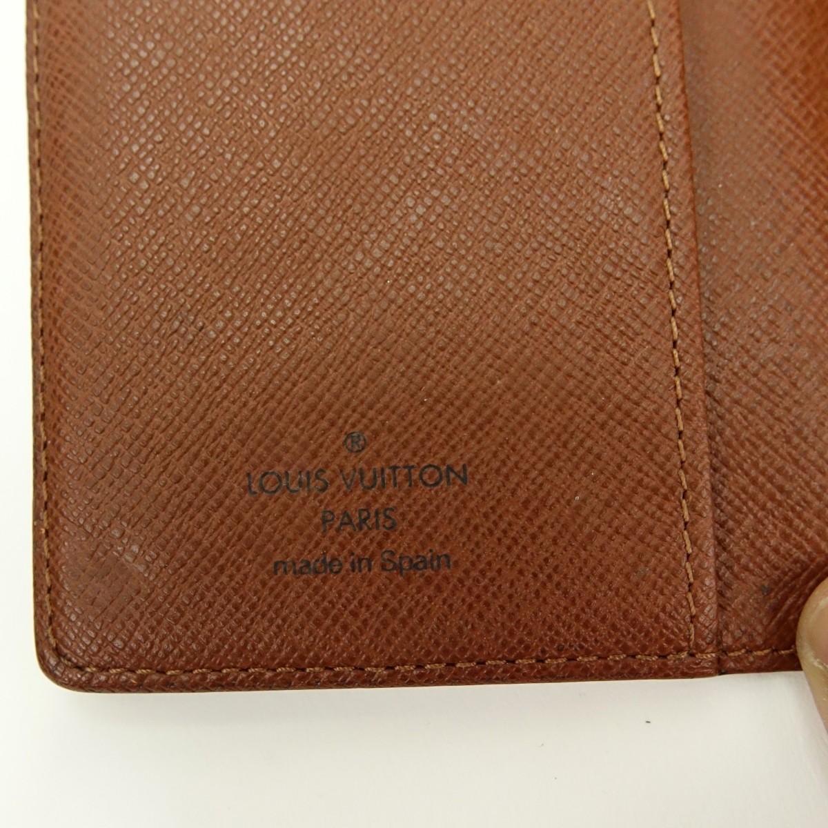 Louis Vuitton Brown Canvas Monogram Agenda Cover