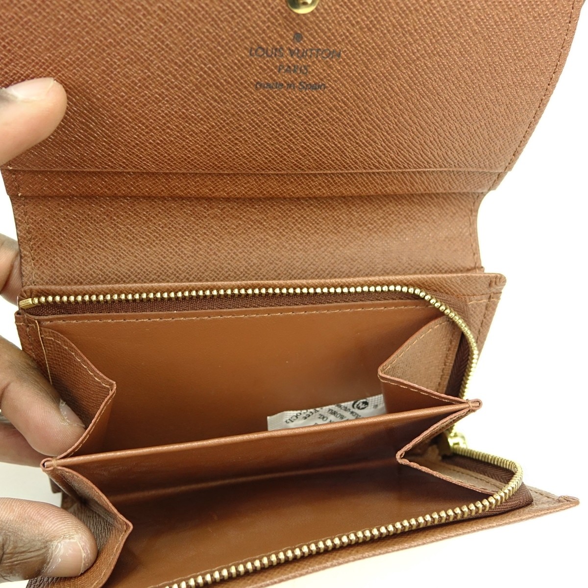 Louis Vuitton Brown Monogram Porte-Tresor Zip