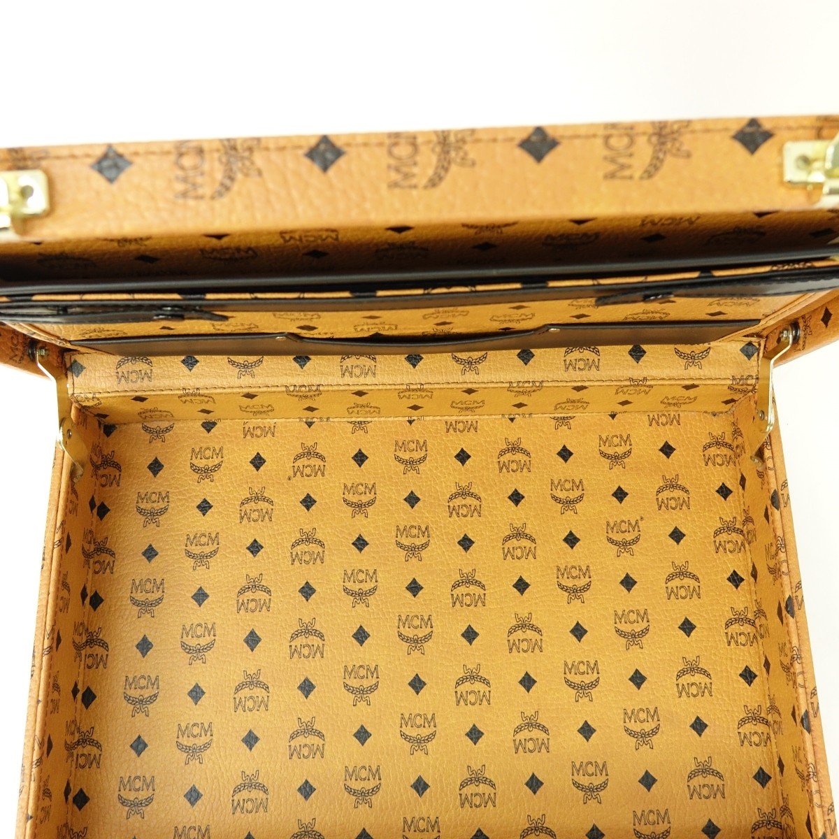 MCM Vintage Cognac Visetos Coated Canvas Briefcase Kodner Auctions