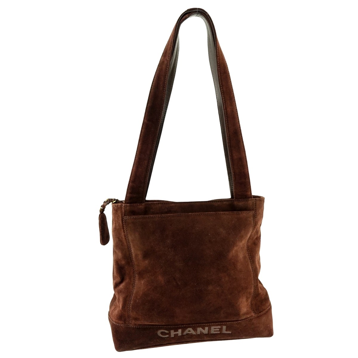 Chanel Vintage Shoulder Bag Front Slip Pocket