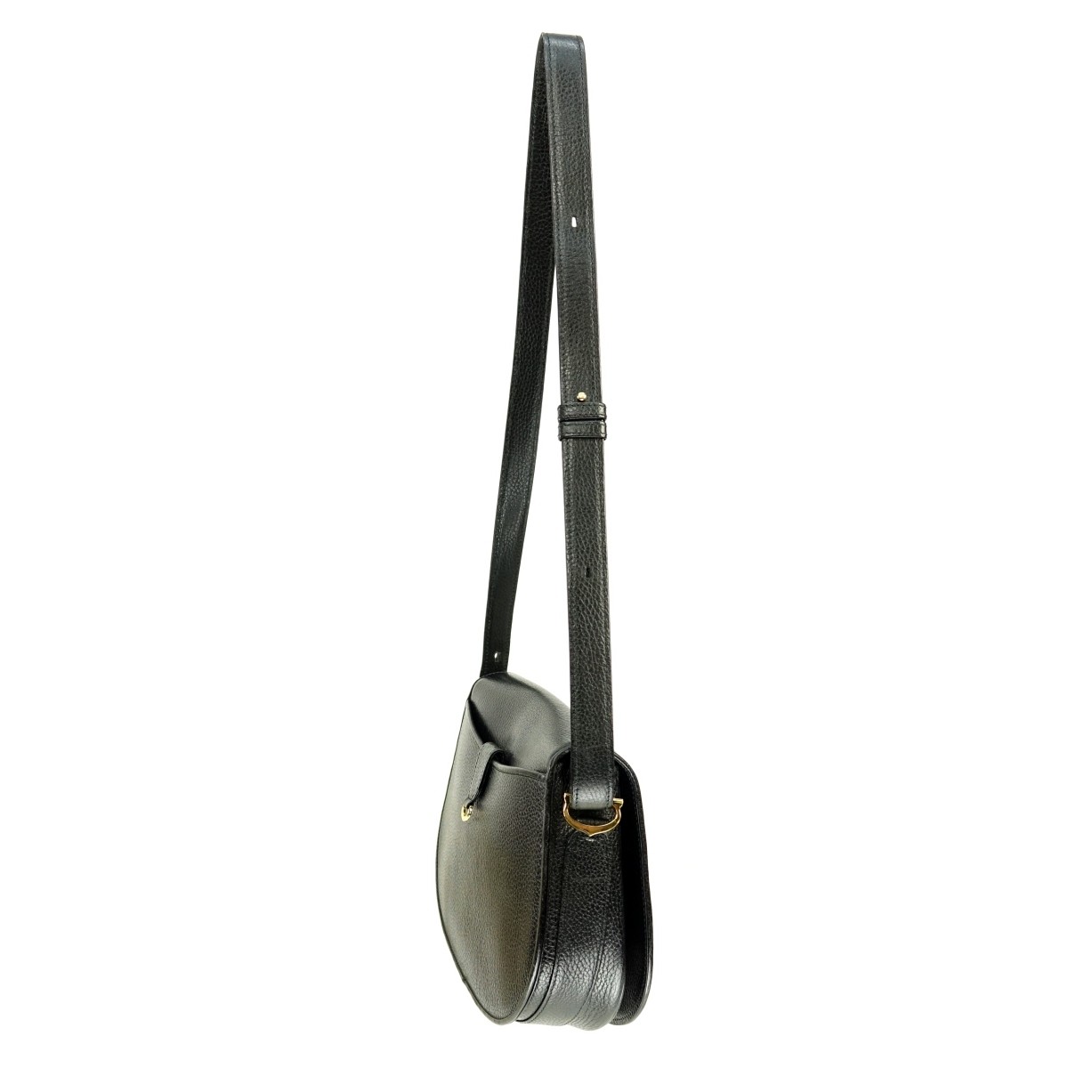 Cartier Black Leather Crossbody Shoulder Bag