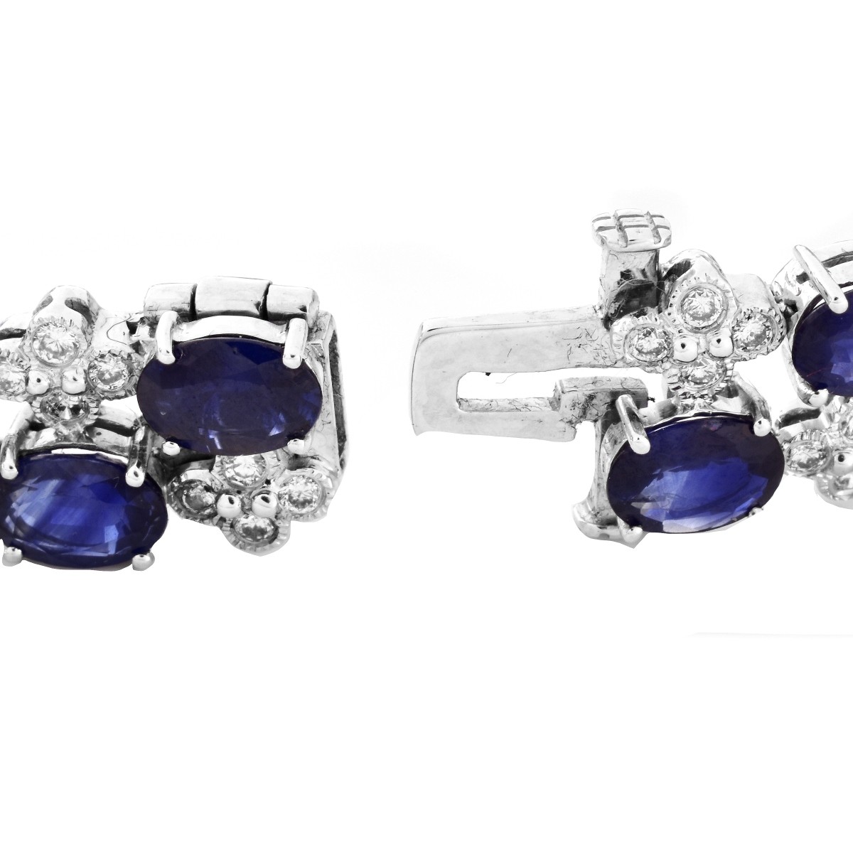 Sapphire, Diamond and 18K Gold Bracelet