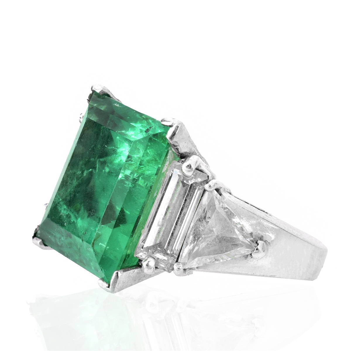 AGL 10.0ct Colombian Emerald Ring