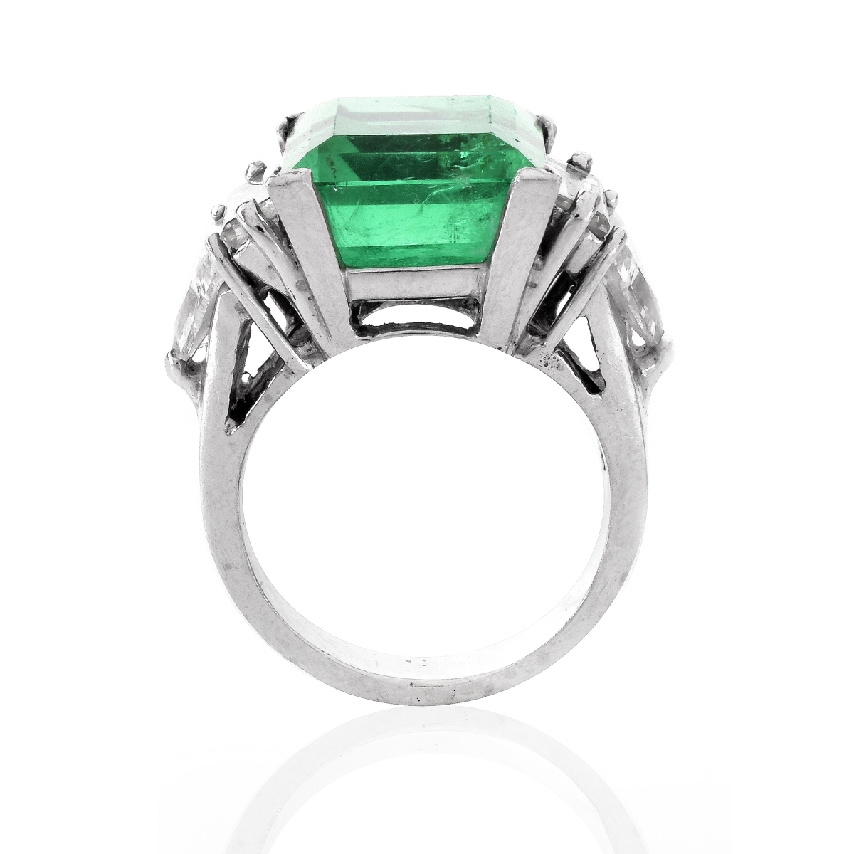 AGL 10.0ct Colombian Emerald Ring