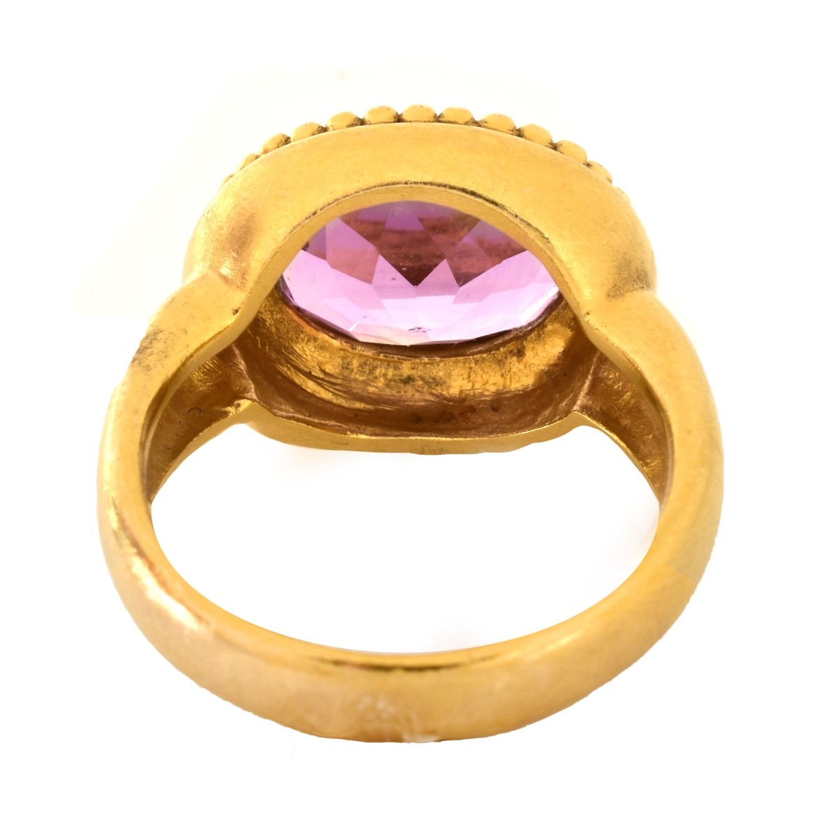 Amethyst and 14K Gold Ring