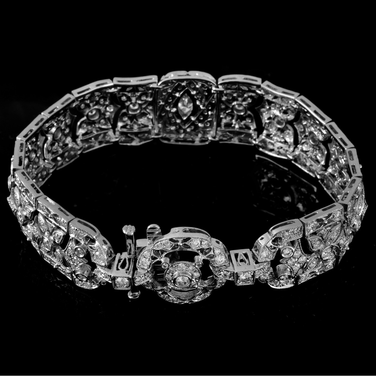 Diamond and 18K Gold Bracelet