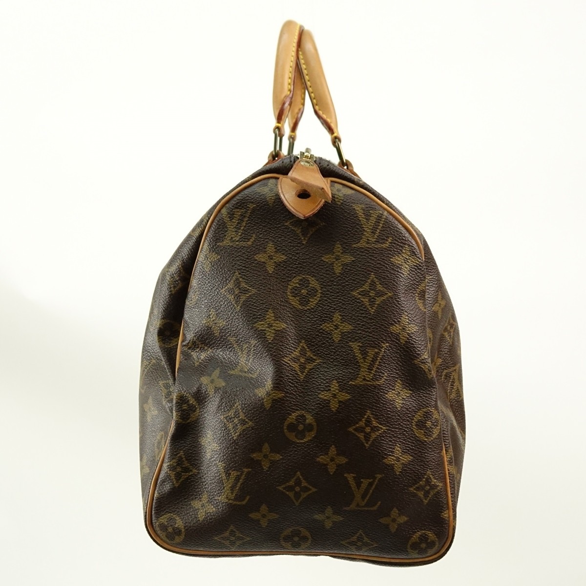 Louis Vuitton Brown Canvas Monogram Speedy 40 Bag.