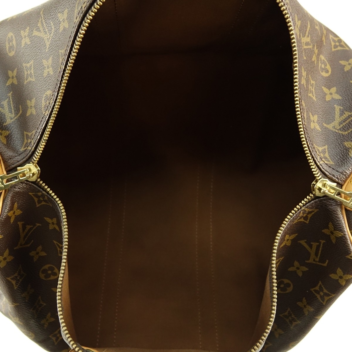 Louis Vuitton Brown Canvas Monogram Keepall 45 Bag