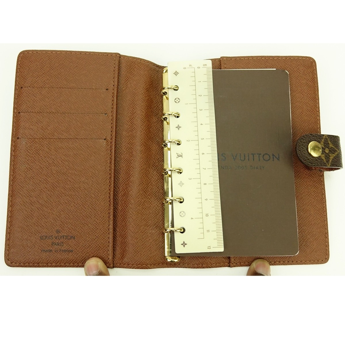 Louis Vuitton Brown Canvas Monogram Agenda Cover