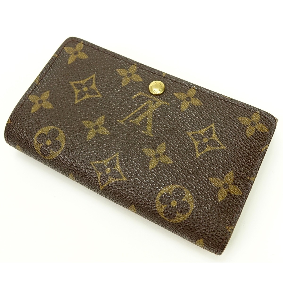 Louis Vuitton Brown Monogram Porte-Tresor Zip