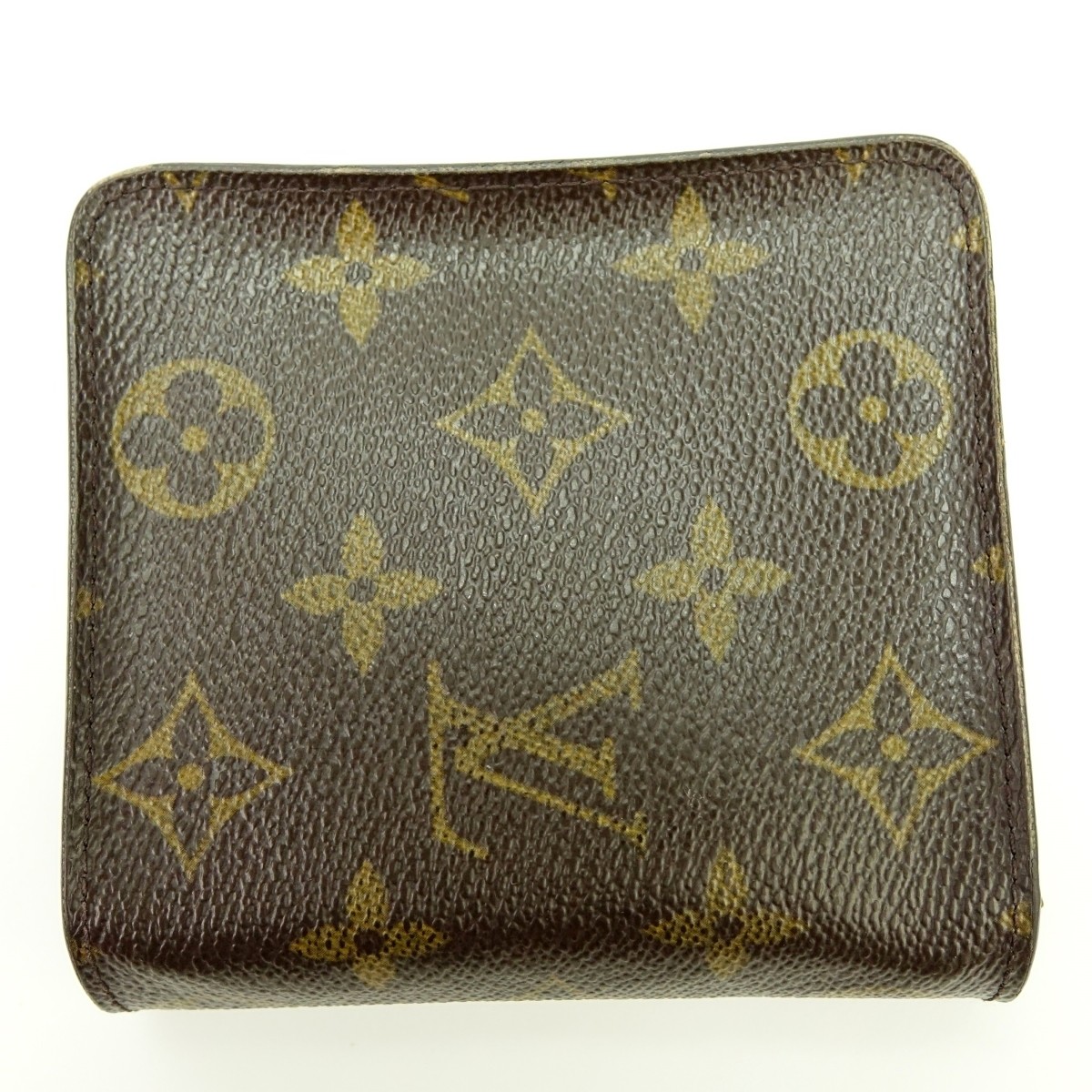 Louis Vuitton Brown Monogram Compact Zip Wallet