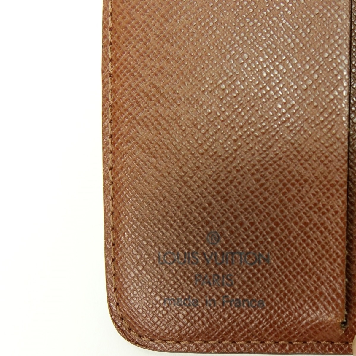 Louis Vuitton Brown Monogram Compact Zip Wallet