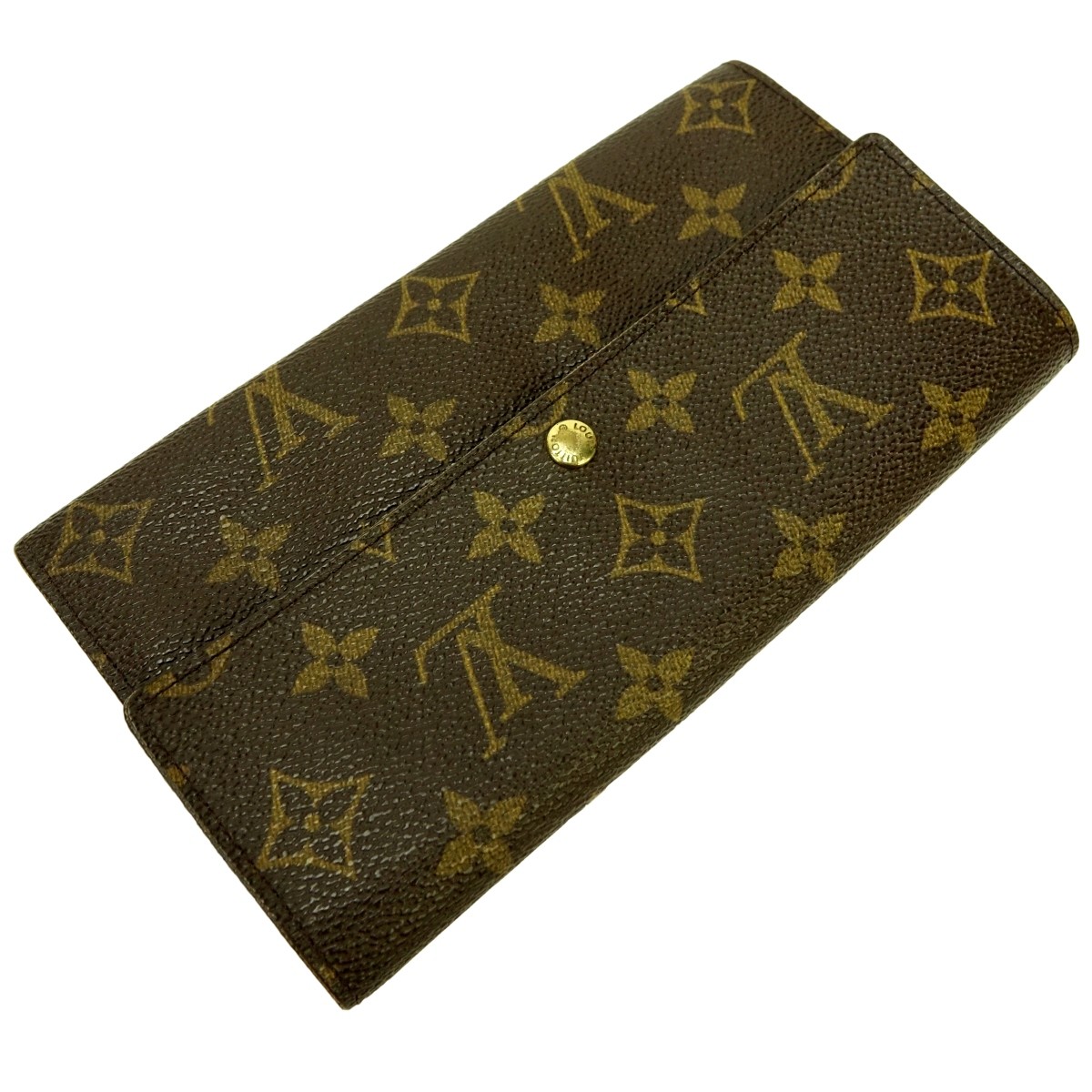 Louis Vuitton Brown Monogram Sarah Wallet