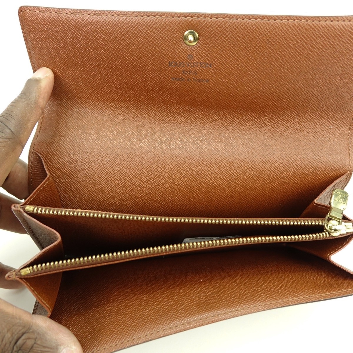 Louis Vuitton Brown Monogram Sarah Wallet