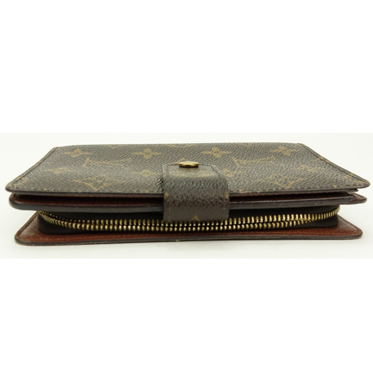 Louis Vuitton Brown Monogram Compact Zip Wallet