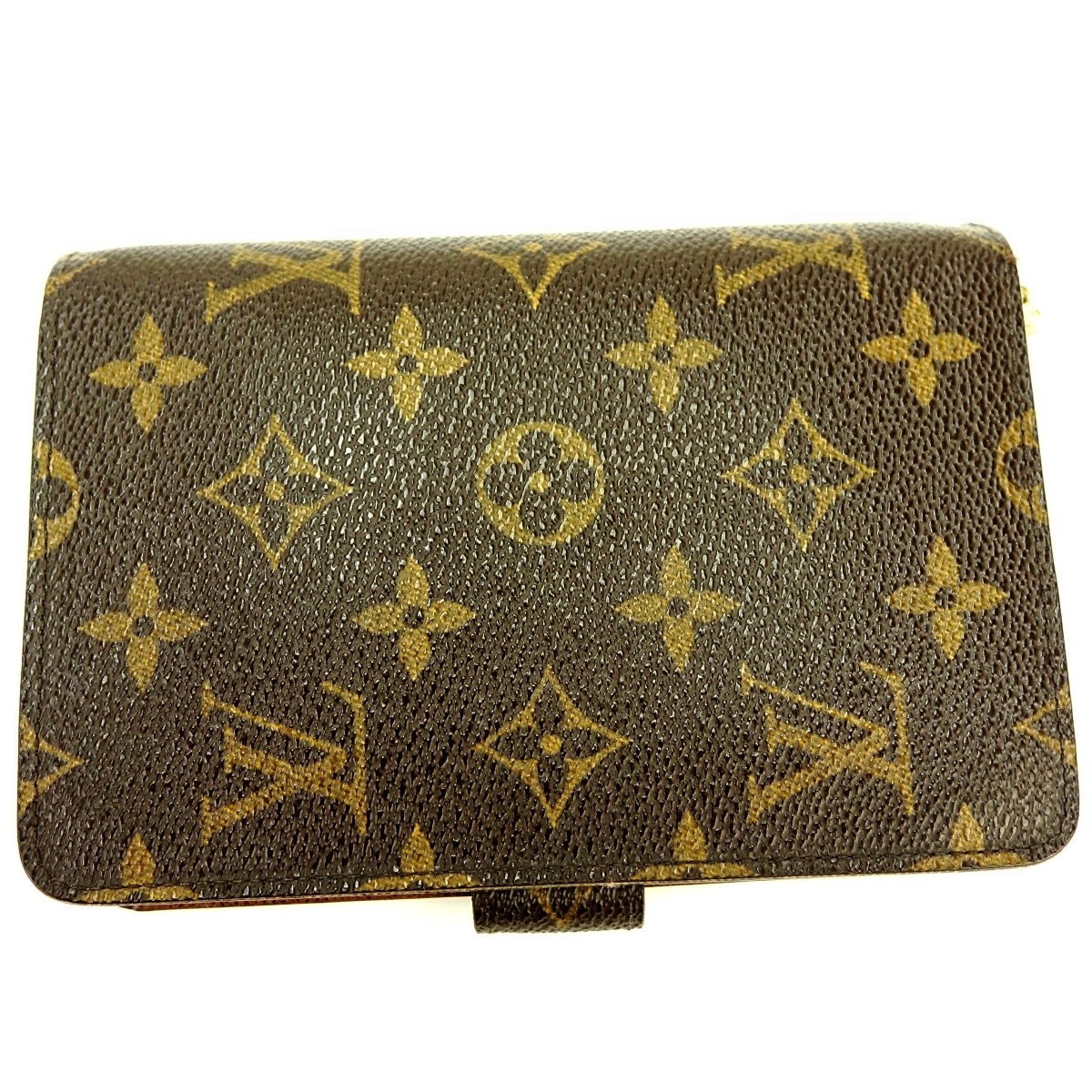 Louis Vuitton Brown Monogram Compact Zip Wallet