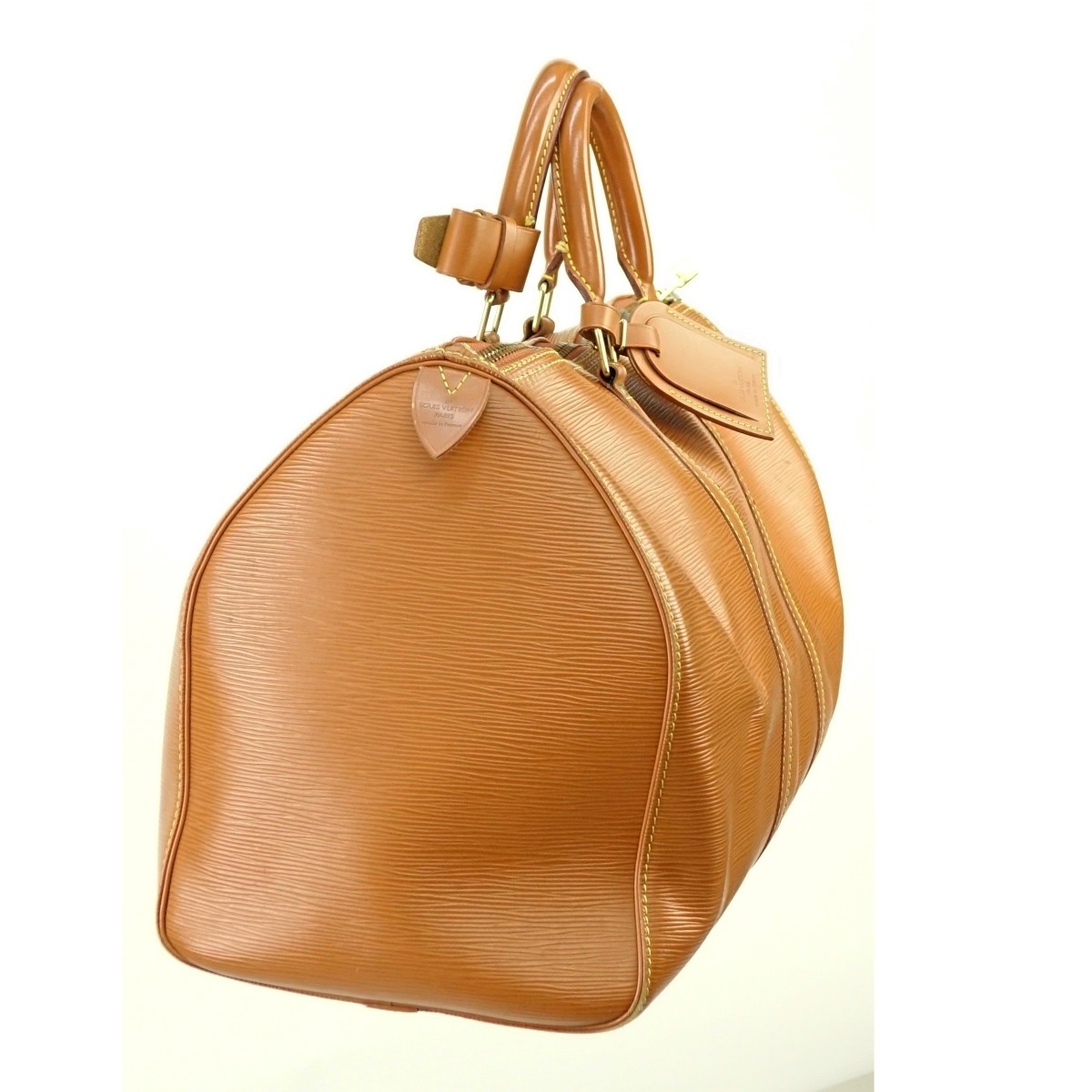Louis Vuitton Gold Epi Leather Keepall 45 Bag