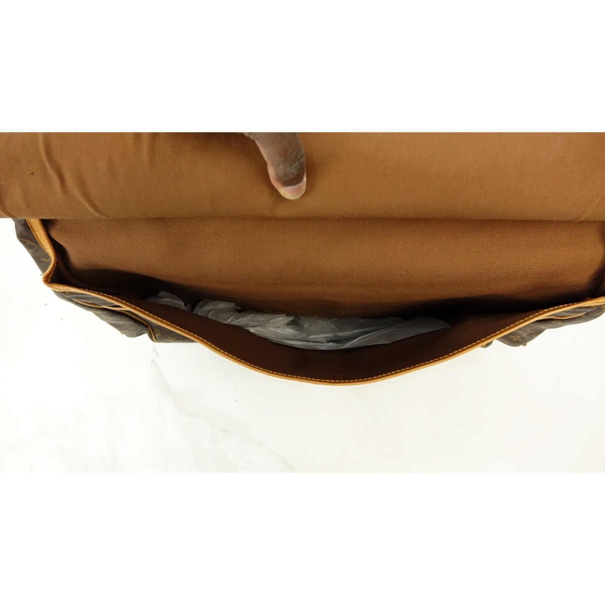Louis Vuitton Brown Monogram Canvas Sac Chasse Bag