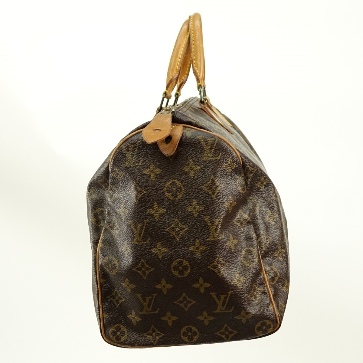 Louis Vuitton Brown Canvas Monogram Speedy 40 Bag.