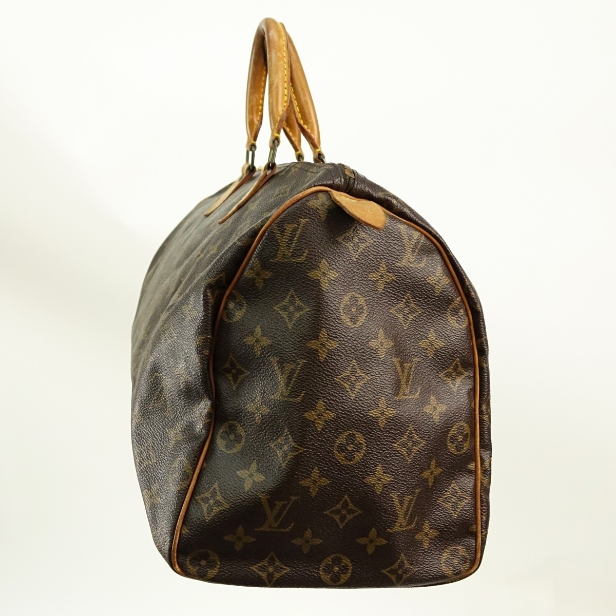 Louis Vuitton Brown Canvas Monogram Speedy 40 Bag.