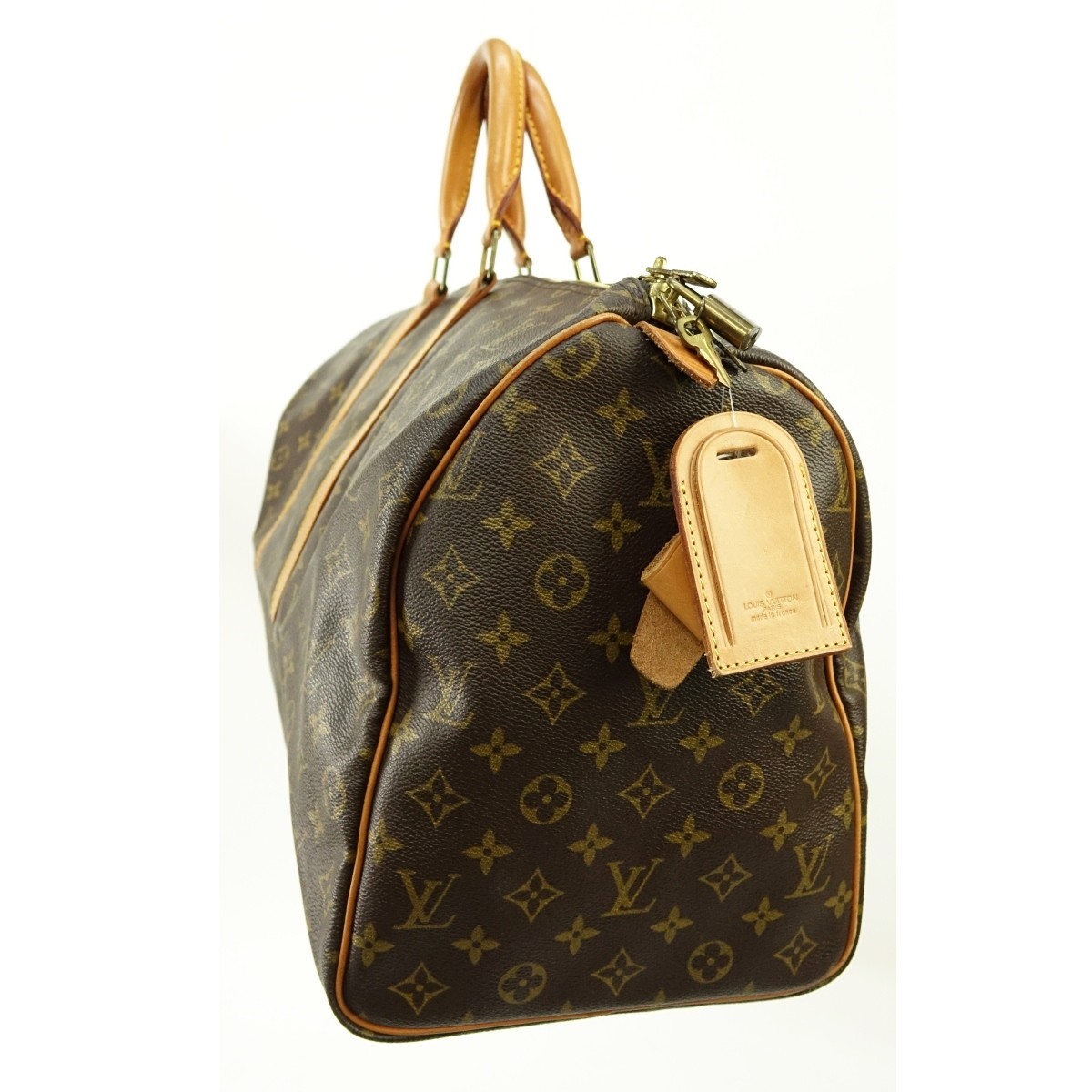 Louis Vuitton Brown Canvas Monogram Keepall 50 Bag
