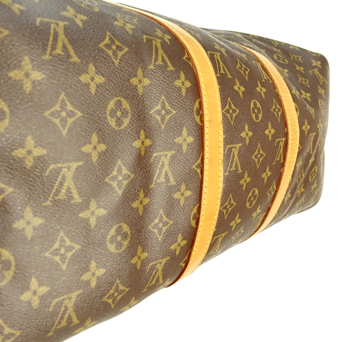 Louis Vuitton Brown Canvas Monogram Keepall 50 Bag