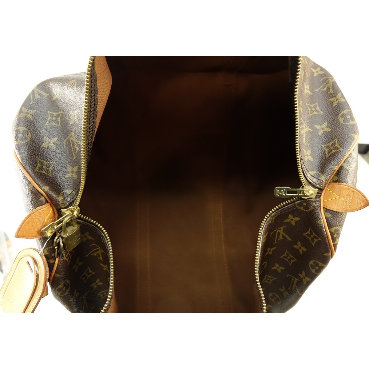 Louis Vuitton Brown Canvas Monogram Keepall 50 Bag