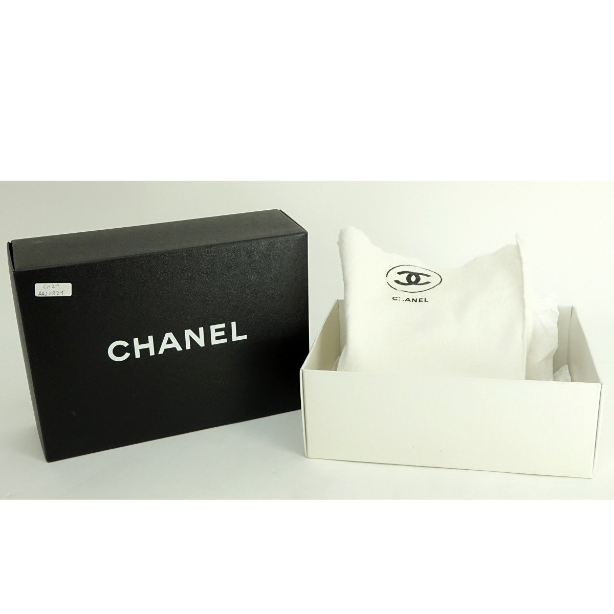 Chanel Black Quilted Leather Double Flap Bag 23