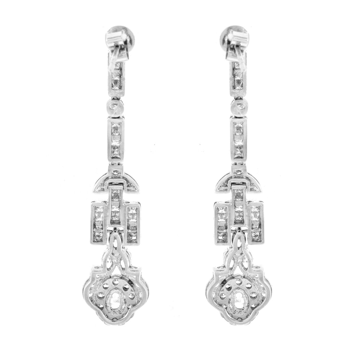 Diamond and 18K Gold Earrings