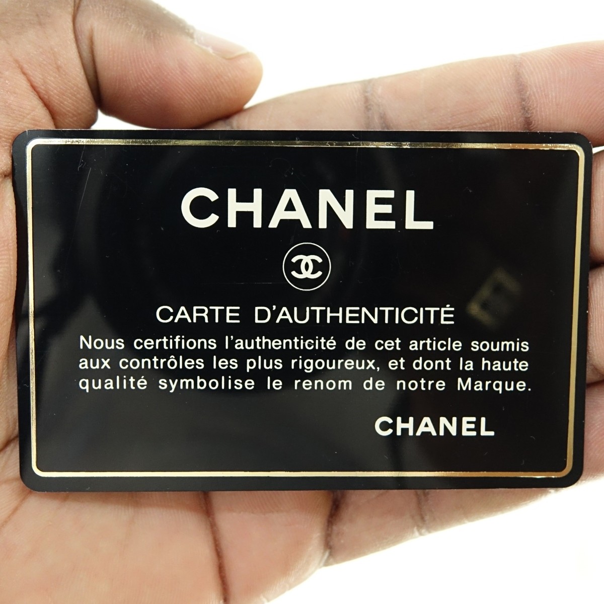 Chanel Black Quilted Leather Cosmetic Bag