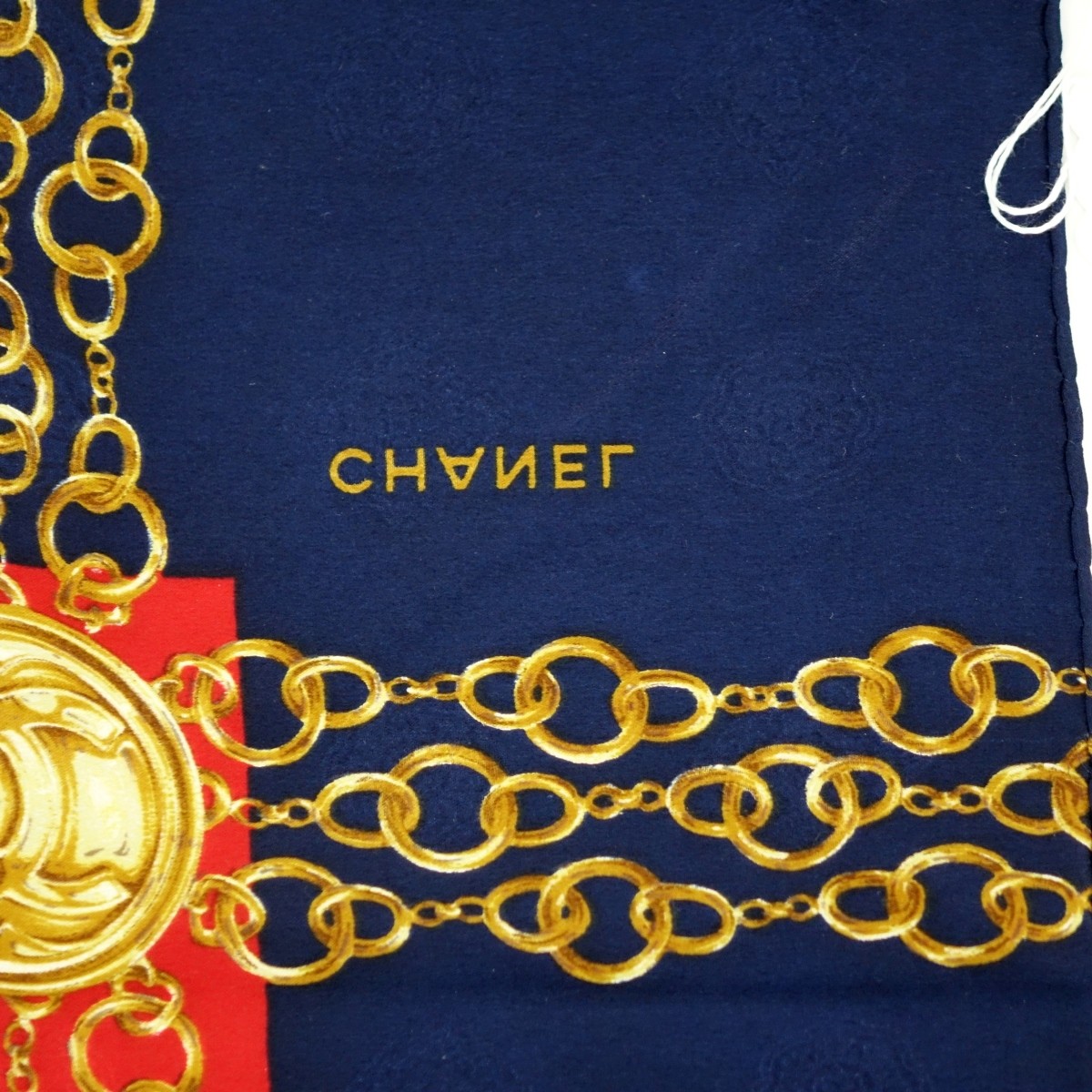 Chanel Jacquard Silk Scarf