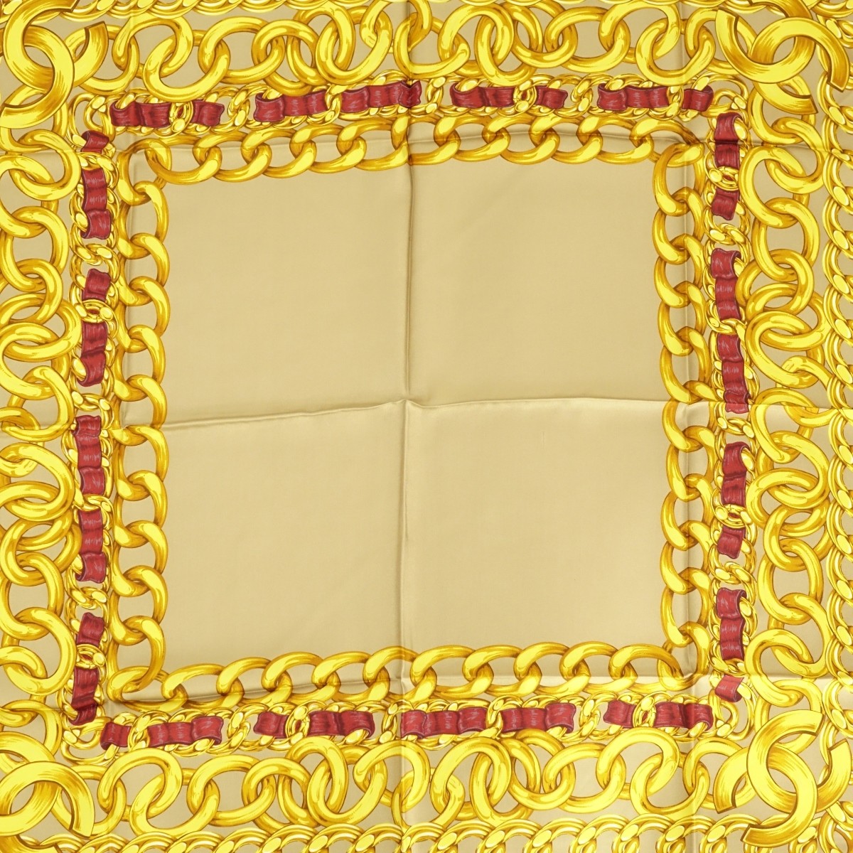 Chanel Jacquard Silk Scarf Kodner Auctions