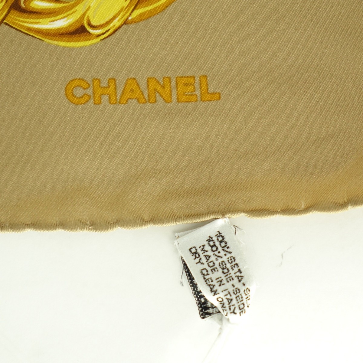 Chanel Jacquard Silk Scarf